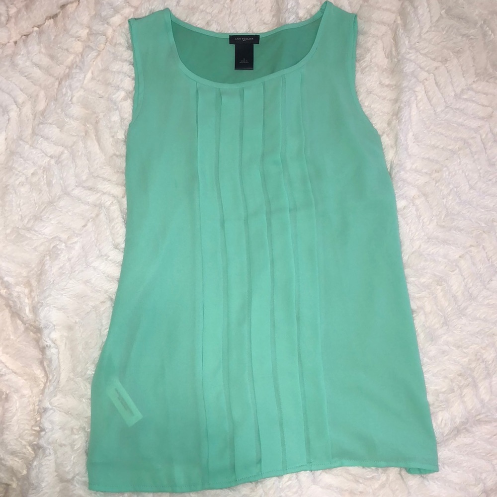 Green blouse